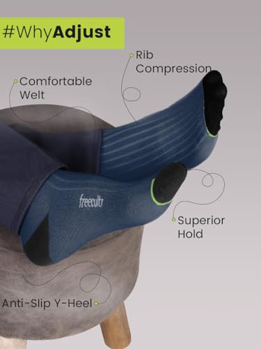 Image of Freecultr Ankle Socks | Breathable Bamboo Fibre | Odour Resistant | Thermo Regulated | Moisture Wicking | Anti-Slip Y-Heel | Soft & Comfortable Assorted Combos