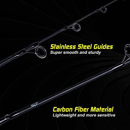 Goture Twin Tip Ice Fishing Rod, 27"/32" Ice Fishing Rod And Reel Combo, Medium/Medium Light Ice Spinning Fishing Pole With Eva Handle For Crappie, Perch, Panfish, Walleye, Bluegill #TOP3