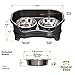 Neater Feeder Express Mess Proof Cat Bowls Elevated, No Spill Feeding Station, Stainless Steel Dishes for Food and Water, Raised Bowls for Indoor Cats, No Fatigue Whisker Friendly Dish, Black