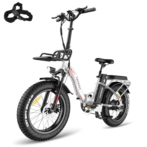 Fafrees F20 MAX E-Bike Faltbares Elektrofahrrad 48V 22.5AH Akku mit großer Kapazität,20 Zoll *4.0 Fat Tire Klapprad E-Mountainbike 7S 150kg Belastbar