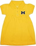 University of Michigan Block M Polo Dress/Bloomer Gold