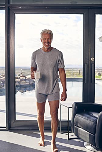 Men's Swagger Lounge Shirt, Ultra-Soft & Cooling Lounge T-Shirt - Crew Neck3