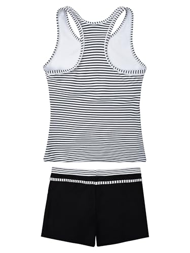 Image of JerrisApparel Little Girls' Summer Two Piece Boyshort Tankini Kids Swimsuit