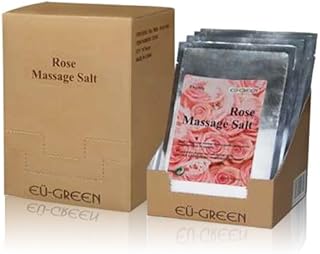 Royal Massage Natural Sea Salt Mineral Massage Scrubbing Salts (80g Packets x 10) - Rose