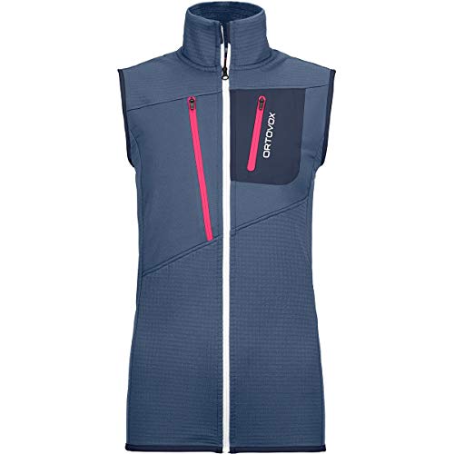 Preisvergleich Produktbild Ortovox Damen Night Blue, M Fleece Grid Vest W