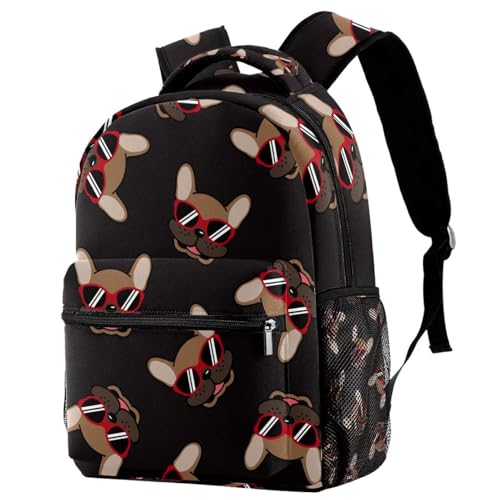 Sac à dos d'école multicolore sac de voyage décontracté 40cm