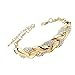 Xanorrg Elegant Adjustable Leaves Alloy for Women Fashion Jewelry Daily Wear Nature Inspired Jewelry