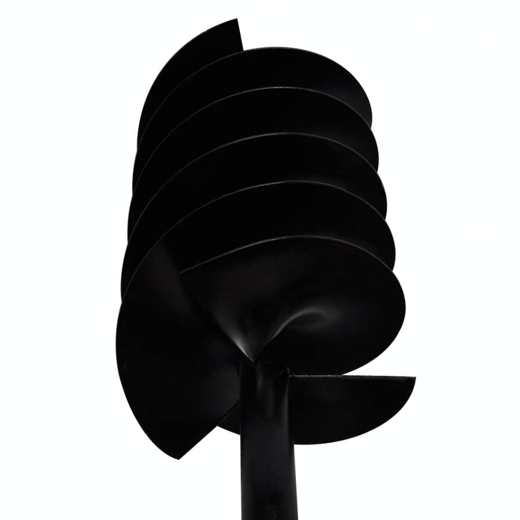 Broca con mango, 150 mm, para taladro, jardín, suelo, suelo, suelo, taladro, taladro, taladro en espiral, taladro manual, broca para madera, broca de metal, tres espirales, hierro negro