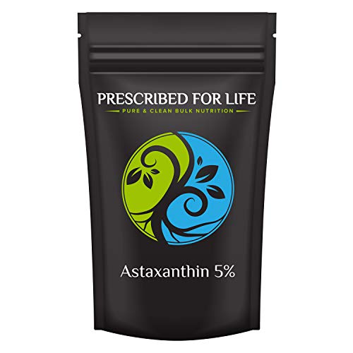 Prescribed For Life Astaxanthin - Natural Cracked Cell Wall Algae 5% Powder (Haematococcus Plurialis), 25 Kg #TOP17