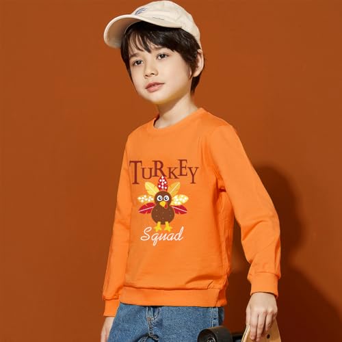 Thanksgiving Sweatshirt Toddler Boy Girl Gobble Turkey Long Sleeve T Shirts 1-10 Years2