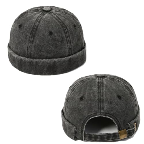 BharatBazaar Men's Grey Fisherman Beanie - Image 2