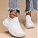 Women Shoes Wide Width Comfort Womens Slip On Fashion Sneakers Lightweight Comfortable Breathable Casual Walking Tennis Shoes for Gym Travel Workout