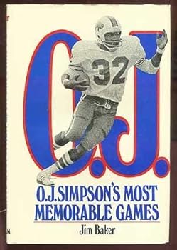 Hardcover O. J. Simpson's most memorable games [Unknown] Book
