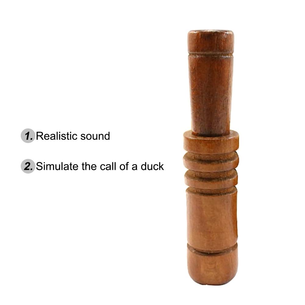 DONGKER Llamadas de pato, silbato de pato de imitación de imitación de pato, sonido fuerte para caza, camping, al aire libre, atrapar patos
