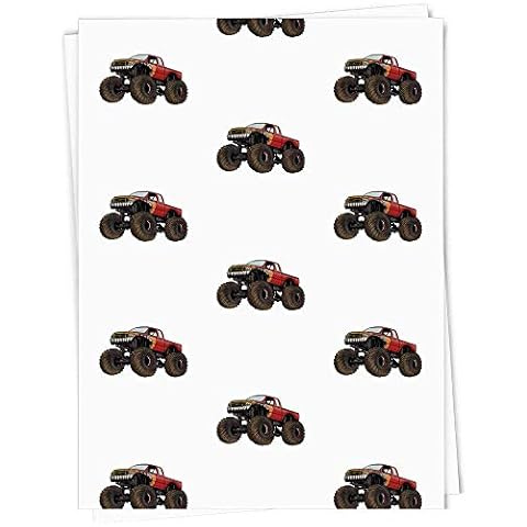 A1 'Monster Truck' Gift Wrap Sheet Cover
