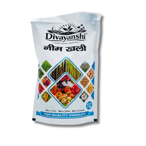Image of Divayanshi Neem Khali Fertilizer | Organic Neem Cake Powder for Plants | Natural Pest Control, Soil Conditioner & Growth Booster | For Garden, Pots & All Plants-1kg