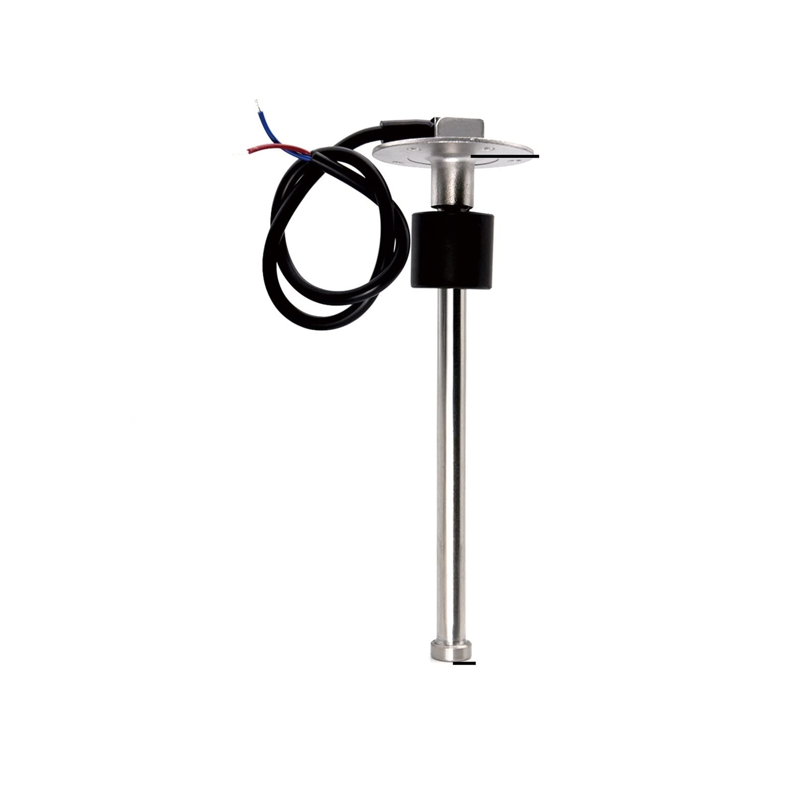 Kit de jauge de niveau de carburant, Capteur de niveau de carburant de bateau marin for 0~190 ohm avec capteur de niveau d'eau liquide 150 200 225 250 300mm Pour bateau voiture camion RV(Color:300mm