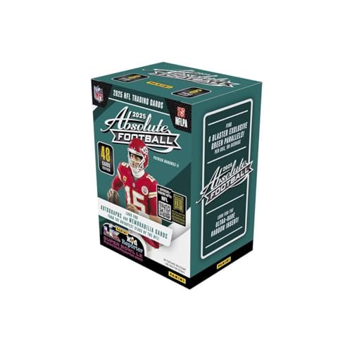 Panini Absolute Football 2025 Boîte Blaster Box carte NFL rare verte
