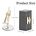 EASTROCK Mini Trumpet Model - 1.8in Trumpet Ornament Replica for Home Decoration and Musical Gift