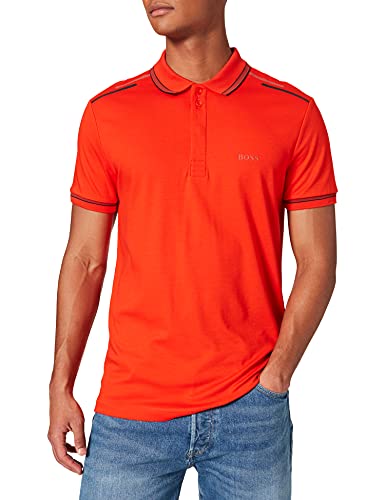 Preisvergleich Produktbild BOSS Herren Paule 2 Polohemd, Bright Orange821, L