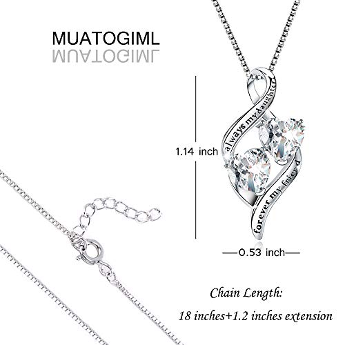 925-Sterling-Silver-Always-My-DaughterSister-Forever-My-Friend-Double-Love-Heart-Pendant-Necklace-Mother-Daughter-Bracelet-Jewelry-Gifts-for-Sister-Women-Couples-Wife-Mom-Girlfriend