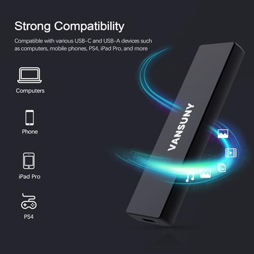 Mini SSD Portable 500Go pour Libérer de l'Espace sur Smartphone - 5