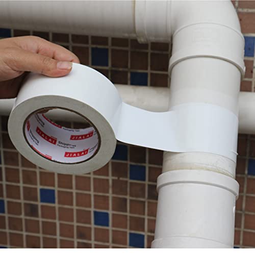 Jialai Home 5 Pack Heavy Duty White Duct Tape, 2 Inches X 30 Yards, 8.27 Mil Thickness, Strong, Flexible, No Residue, All-Weather And Tear By Hand - For Repairs, Industrial, Professional Use #TOP7