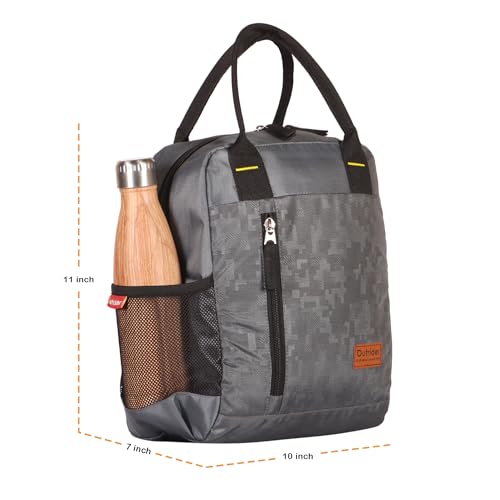 Image of Outrider Jumbo Lunch Bag,Lunch Bag for Office Men, Women and Kids, Quality Tiffin Bag for School, Picnic, Work, Carry Bag for Lunch Box