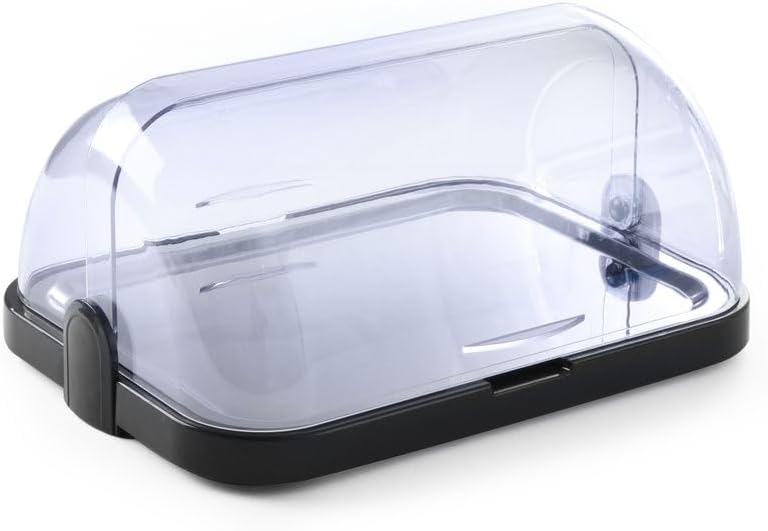 HENDI Buffet display case, 5 pieces, with 2 cooling elements, tray, transparent roll lid, refrigerated display, buffet display, presentation display, 440x320x(H)205mm, polystyrene, stainless steel