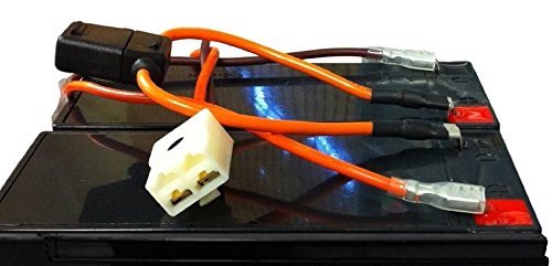 Beiter Dc Power Compatible Replacement For The Razor 12 Volt 7Ah Electric Scooter Batteries High Performance Wiring Harness Includes Both Connectors For All Models (Excluding Mx500,Mx650) #TOP1