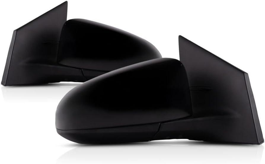 For Toyota Corolla 2014-2019 Door Mirror Driver and Passenger Side | Pair | Power | Heated | Manual Folding | Paintable | Replacement For 8794002F31C0, 8791002F91C0 | TO1320294, TO1321294