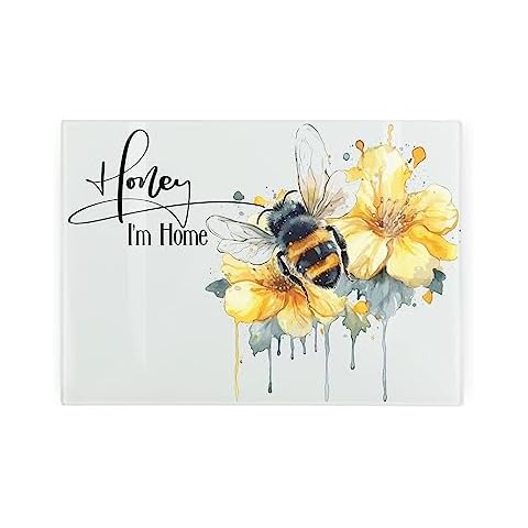 Honey Bee Glass Worktop Saver by Purely Home Cover