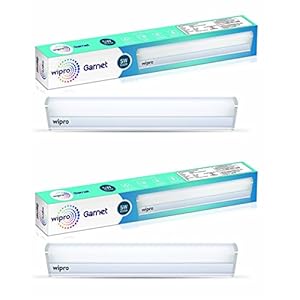 wipro Garnet 5-Watt LED Batten ( White , Cool Day Light , Pack of 2 )