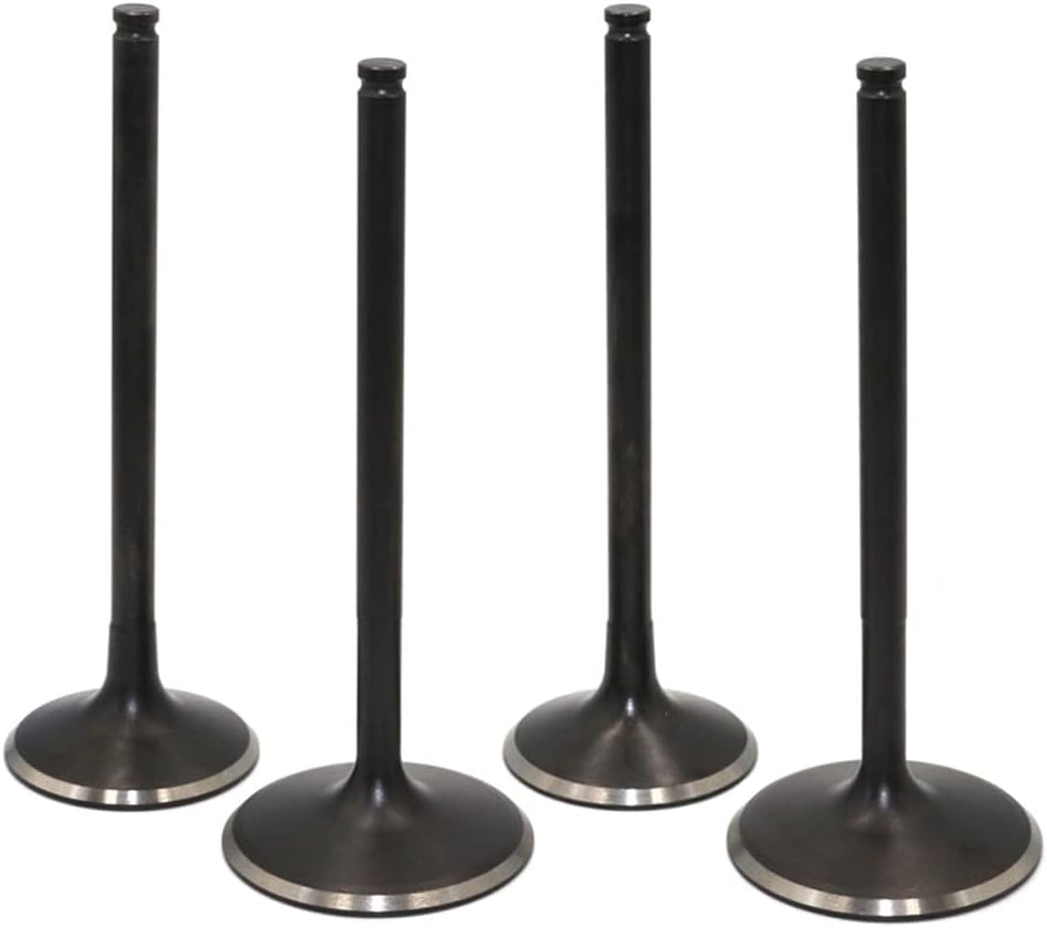 2PCS Intake Valves 2PCS Exhaust Valves Kit For Yamaha YZF-R6 2006-2024 2007 2008 2009 2010 2011 2012 2013 2014 2015 2016 2017 2018 2019 2020 2021 2022 2023