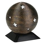 Stars Urn, Sky Urn, Planet Urn, Cremation Urn with Stars, Art Urn for Ashes (Memorial Plaque/No)