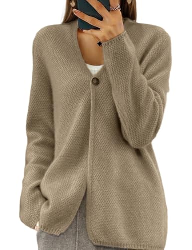 Kinghua Knit Cardigans for Women Fall Fashion Winter Clothes Casual Sweater Jackets Cardigans Tops