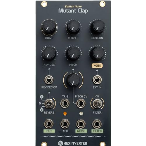 Erica Synths Hexinverter Mutant Clap Eurorack Module - Édition Noire