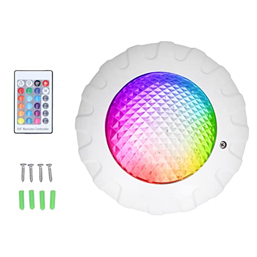 Prevessel LED Pool Lights with Remote Control,Waterproof RGB Colorful Disco Bath Spa Lights Pool Lamp for Pond Fountain Pool