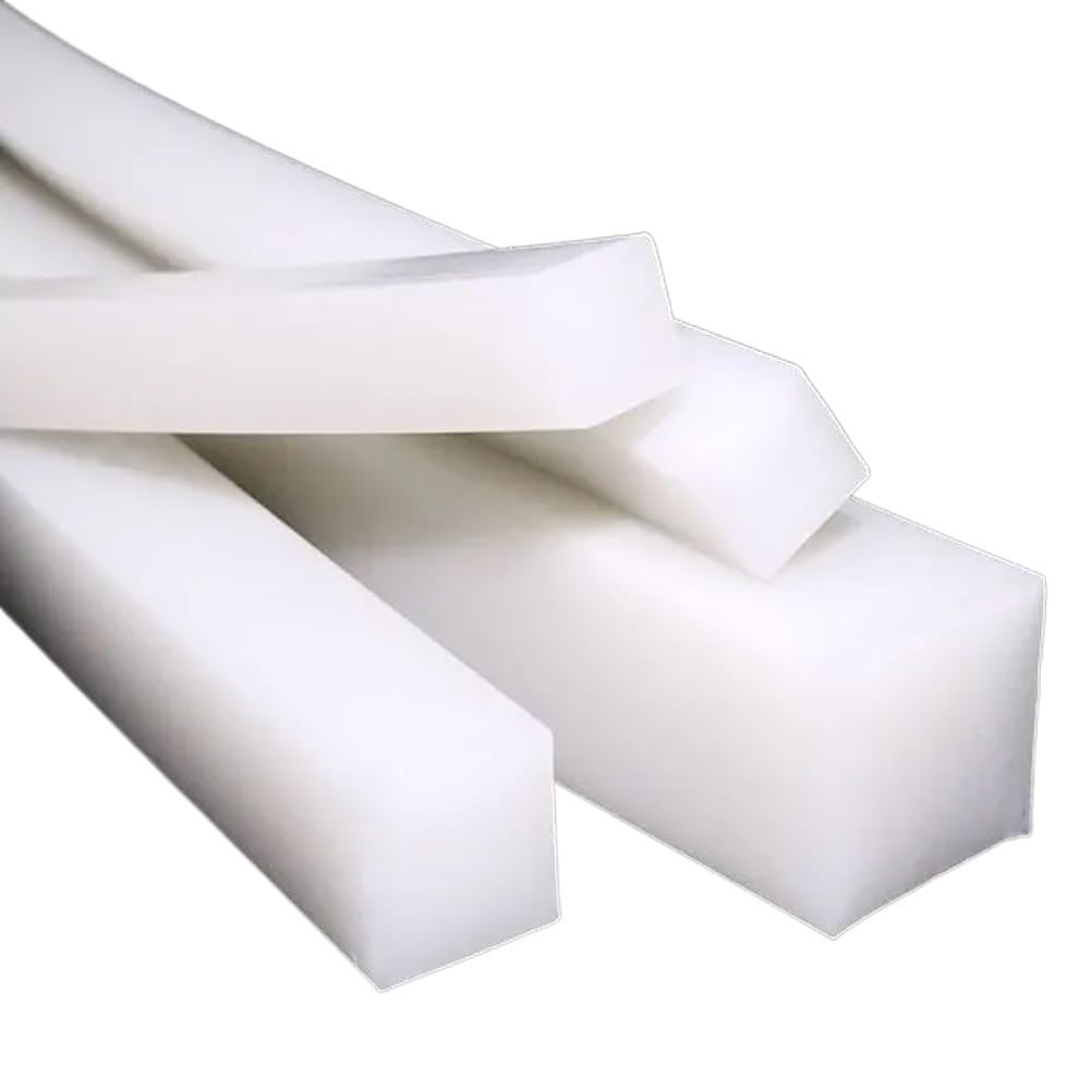 Tira de Sellado de Silicona， Tira de Sellado Cuadrada de Silicona de 10 metros/33 pies, Tira de Sellado de Goma de Silicona sólida Resistente a Altas temperaturas, burlete(18 * 18mm)