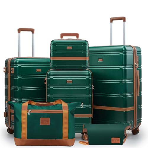 Image of NEISIA Luggage Sets, Suitcase with Spinner Wheels, PC+ABS Hardshell Travel Luggage Set with TSA Locks,Lightweight Rolling Luggage,Carry on suitcase with YKK Zippers Fathers Day Gift for Dad Men Husban