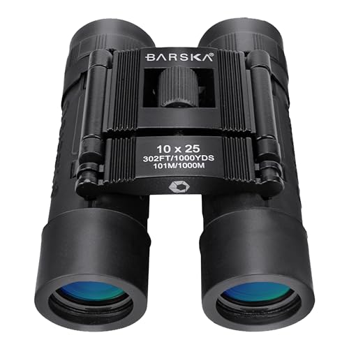 Barska Lucid View 10x25 Compact Binoculars – Lightweight Folding Design with Fully Coated Optics & Rubber Armor – Ideal for Travel, Hiking, Hunting & Sports - image 7