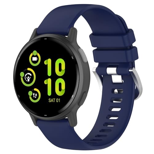 Garmin Vivoactive 5 �E�H�b�`�o���h ���f�B�[�X �����Y 20mm ���߉\ �X�|�[�c �\�t�g�V���R�� �����p�o���h �X�g���b�v ���X�g�o���h Garmin Forerunner 165/ Forerunner 55/ Vivoactiv