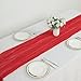 Efavormart 10FT Red Gauze Cheesecloth Table Runner, Gauze Fabric Boho Wedding Arbor Decor