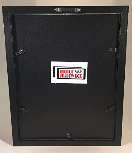 Ticket Shadow Box - 8X10 Memento Frame - Large Slot On Top Of Frame - Memory Box Storage For Any Size Tickets. Best Top Loading Shadowbox For The Concert Movie Theater & Sporting Event Ticket Stubs #TOP5
