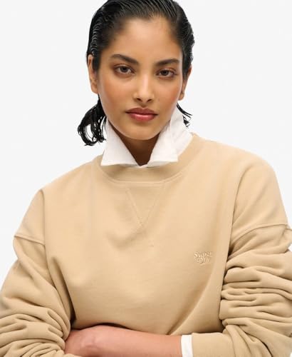 Superdry Para Mujer. W2012291A Sudadera Studios Beige (L), Casual, AlgodóN - 3