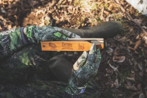 The Grind Box Calls, Wooden Turkey Box Calls Perfect For Novice And Pro Hunters, Multiple Designs & Sizes, Old Wet Hen, Brown #TOP1