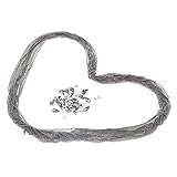 kordel 0 5 mm Hergestellt aus Edelstahl, diese Gliederkette mit einer Breite von 1,5 / 2,5 mm ist genug für Ihre Bedürfnisse.