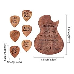 SUPERDANT Support de Boîte de Sélection de Guitare en Bois à Mon Mari Conteneur en Bois Étui de Sélection de Forme de… - Les Beatles, Paul McCartney, John Lennon, RIngo Starr, George Harrison SUPERDANT Support de Boîte de Sélection de Guitare en Bois à Mon Mari Conteneur en Bois Étui de Sélection de Forme de… – Image 3