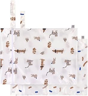 LÄSSIG Torba na nos wielokrotnego użytku 2 sztuki/mokra torba Little Mateys royal blue