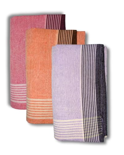 Image of Self Design Blended Solid cotton lungi for men | Daily Wear, Home Wear & Relaxation | 2 Meter | Unstitched